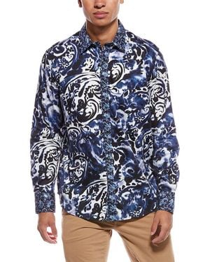 Robert Graham Potter Woven Shirt - Blue
