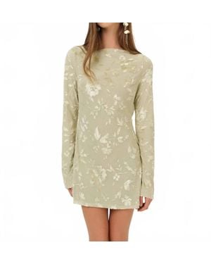 For Love & Lemons Limesicle Mini Dress - Natural