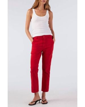 AMO Easy Army Trouser Pant - Red
