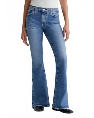 AG Jeans Angeline-Mid Rise Flare - Blue