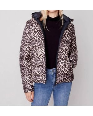 Charlie b Four Way Puffer Jacket - Black