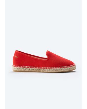 VISCATA Calabona Limited Edition Canvas Espadrille Flats - Red
