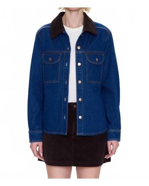 Pistola Devon Denim Shacket - Blue