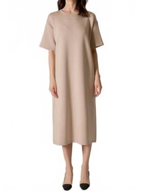P.Cill Butter Modal Midi T-Shirt Dress - Natural