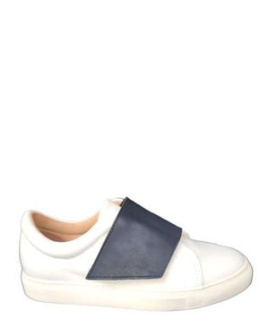 All Black Nu Banded Sneaker - Blue