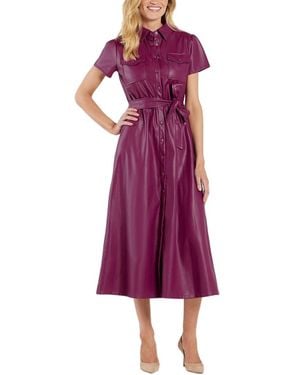 Jude Connally Cecelia Shirt Dress - Purple
