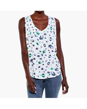 NIC+ZOE Garden Party Tank - Blue