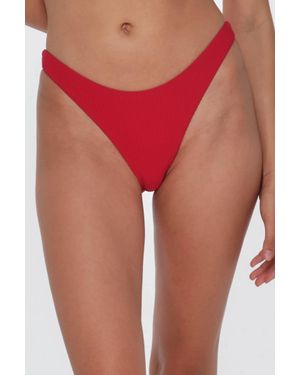Swim Systems Scrunch Maddie Bikini Bottom - Red