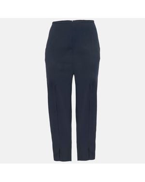 Dion Lee Crepe Bar-Tack Detail Pants - Blue