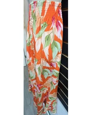 Eesome Bloom Maxi Skirt - Orange