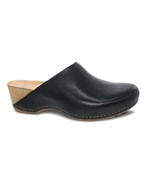 Dansko Talulah Milled Burnished Mule - Black