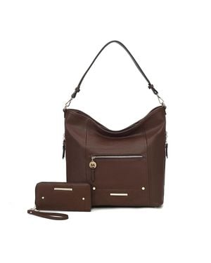 MKF Collection by Mia K Jordana Crossbody Bag With Wallet By Mia K - Brown