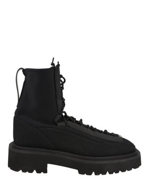 Ferragamo Atlante Lace Up Ankle Boots - Black