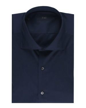Fay Cotton Casual Shirt - Blue