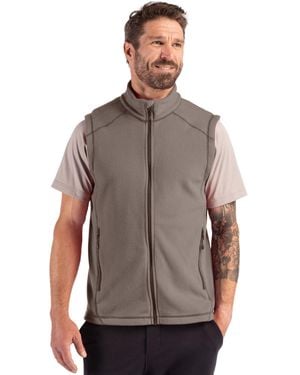 Clique Powder Recycled Fleece Vest - Brown