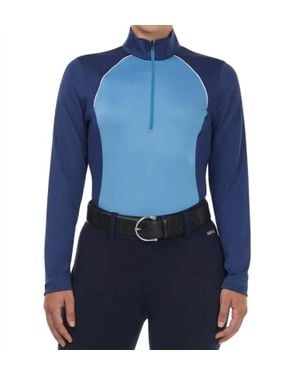Kerrits Charisma Coolcore Long Sleeve Shirt - Blue