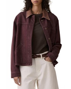 Jeanerica Nua Long Sleeve Denim Jacket - Brown