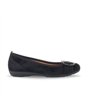 Gabor Anka Ballet Flats With Buckle - Blue