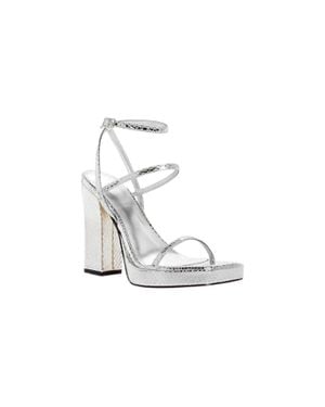 Marc Fisher Katin Ankle Strap Heels - White