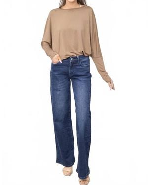 Southern Grace Cosette Wide Leg Jeans - Blue