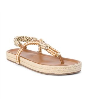 Matisse Celia Thong Sandal - Metallic