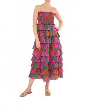 Flora Bea Rosana Dress - Red