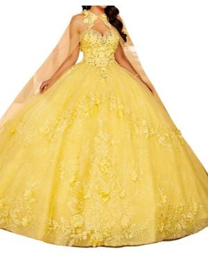 Rachel Allan La Reina Quinceanera Gown - Yellow