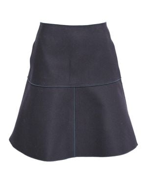 Jil Sander Paneled Mini Skirt - Blue