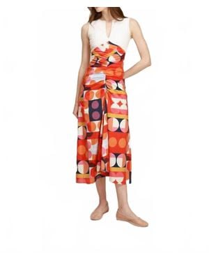Project Adamo Helena Midi Dress - Red