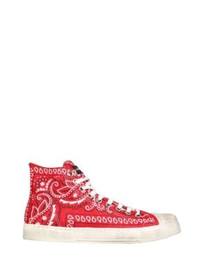 Gienchi High Jean Michel Sneakers - Red