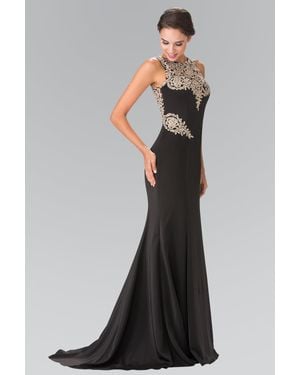 TRUEDAMES Formal Evening Gown - Black