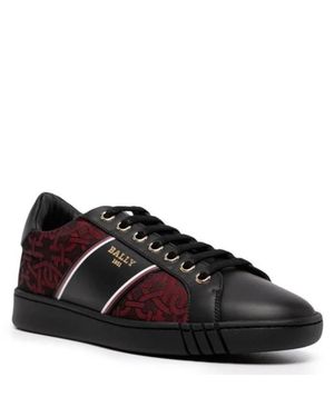 Bally Wilson Wisia-T Low-Top Sneakers, Brand Size 37 Us - Black