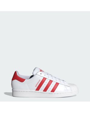 Adidas Superstar Red Shoes for Men Up to 30 off Lyst