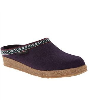 Haflinger Gz12 Grizzly Clog - Blue
