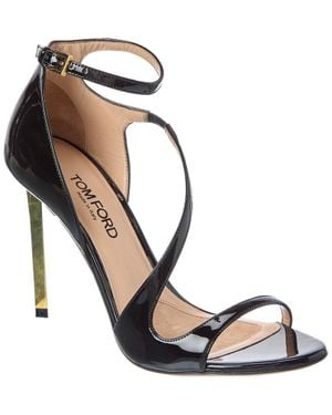 Tom Ford Patent Sandal - Metallic