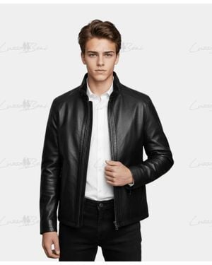 Lusso Beni Alure Leather Jacket - Black