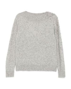 SEVENTY SERGIO TEGON Light Wool-Alpaca Blend Sweater - Gray