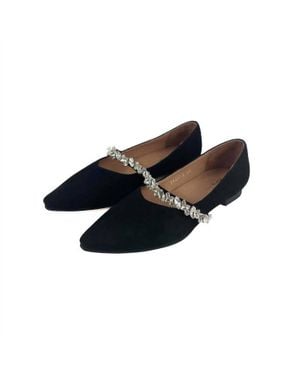 All Black Royal Mary Jane Shoes - Black