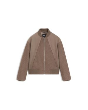 BOSS Bomber Jacket - Brown