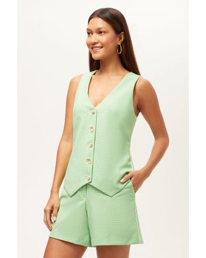 Trina Turk Challenge Vest Top - Green