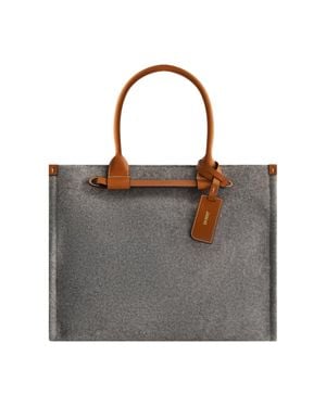 Jason Wu Structured Felt Tote - Brown