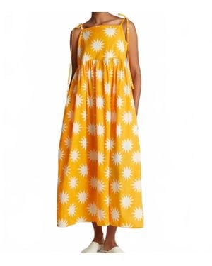 Compañía Fantástica Big Sun Dress - Yellow