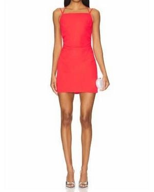 Amanda Uprichard Amiyah Mini Dress - Red