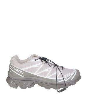Salomon Xt-6 Protective Sporty Low-Profile Sneakers - Gray