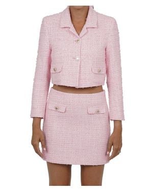 Love Token Lily Jacket And Skirt Set - Pink