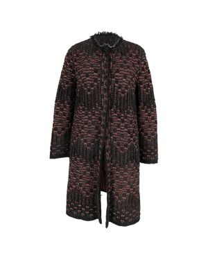 Missoni M Knitted Open Coat - Black