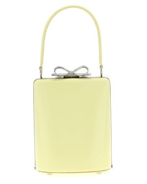 Self-Portrait Leather Bag' Handbag - Yellow