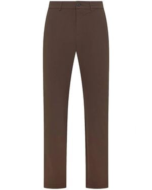 Cruna Rich Straight-Leg Tailored Fit Pants - Brown