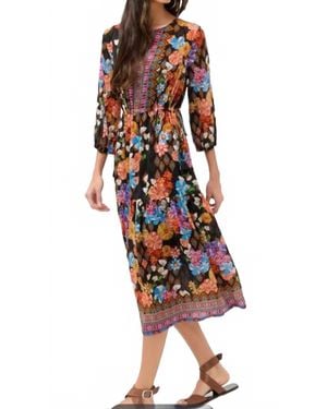 Johnny Was Tabitha Tiered Dress - Multicolor