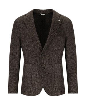 Manuel Ritz Single Breasted Jacket - Black
